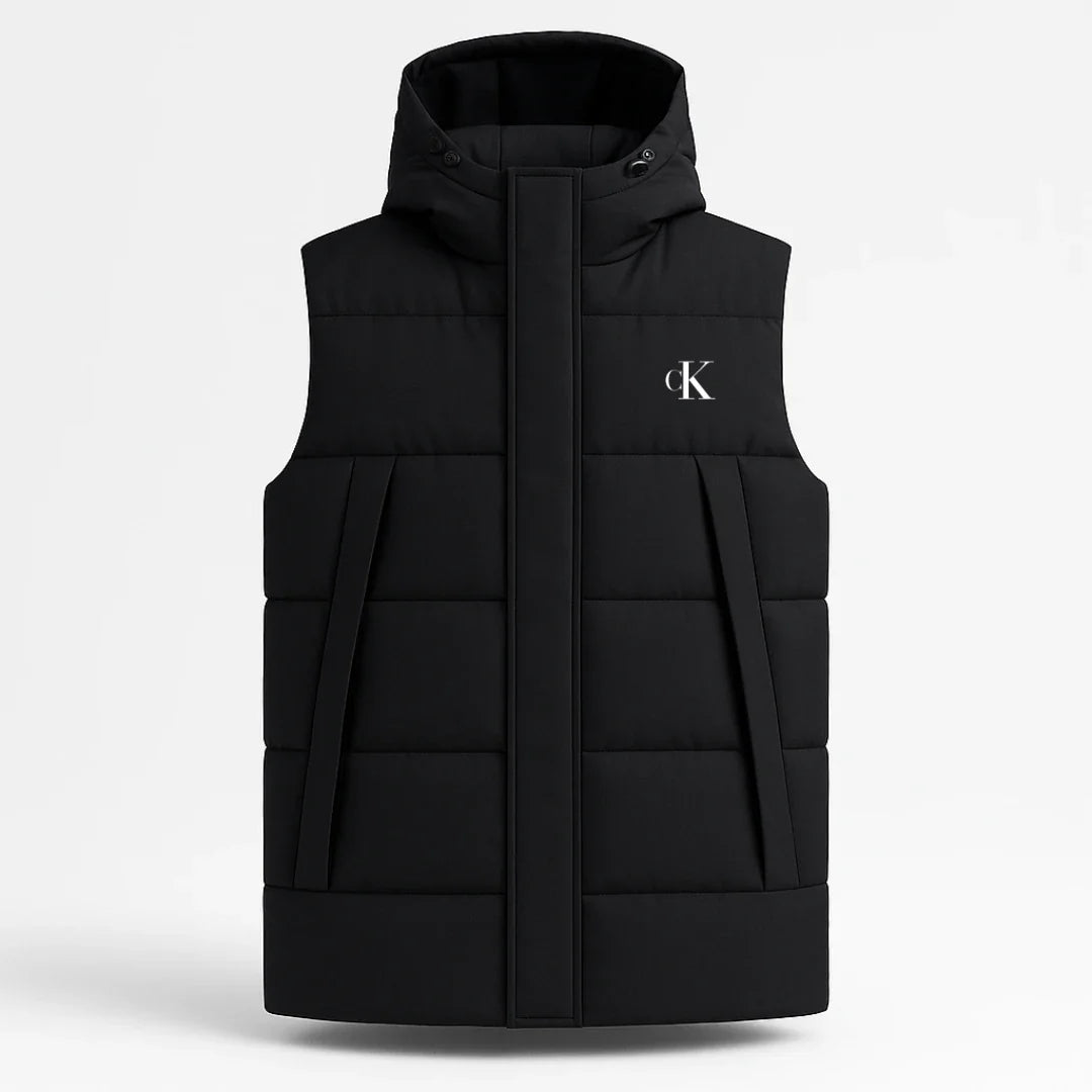 CalvinKlein Kamizelka puchowa z kapturem