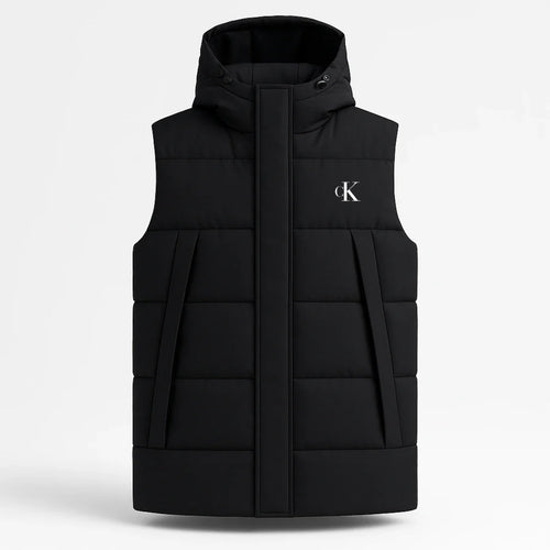 CalvinKlein Kamizelka puchowa z kapturem